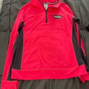 PINK Neon Pullover Sweatshirt -hot pink